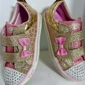 Crystal Stars Light Up Sport By Skechers Size 2